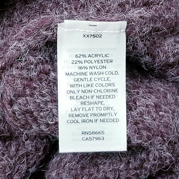 ABOUND Sweater Womens Small Burgundy Stem Pullover New - Picture 4 of 12